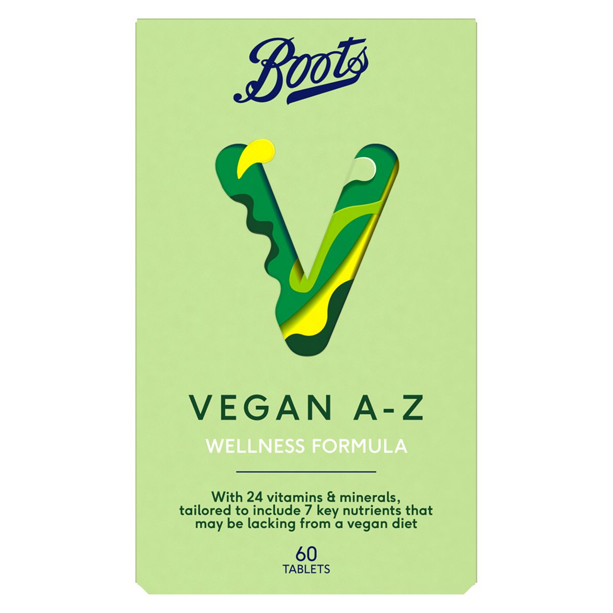 Boots Vegan A-Z Wellness Formula - 60 Tablets