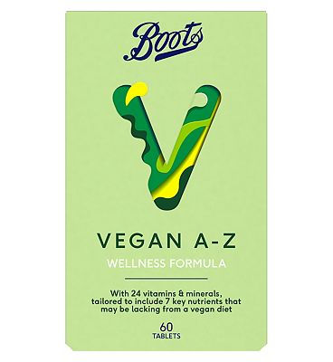 Boots Vegan A-Z Wellness Formula - 60 Tablets