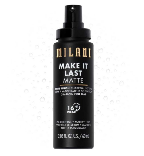 Milani Make It Last Matte Charcoal Spray 60ml