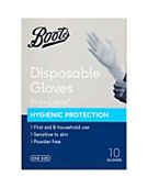 Boots Disposable Gloves Non Latex - 10 pack