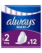 Always Maxi Profresh Night Sanitary Towels Without Wings x9