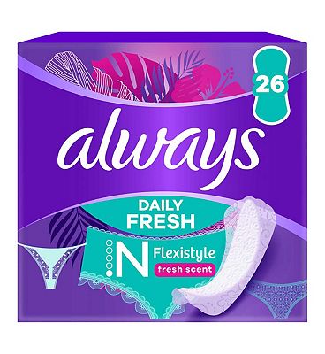 Always Dailies Slim Multiform Panty Liners Fresh x 26