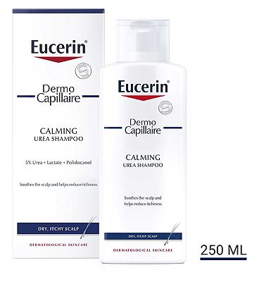 Eucerin DermoCapillaire Calming Urea Shampoo for a Dry Itchy Scalp 250ml