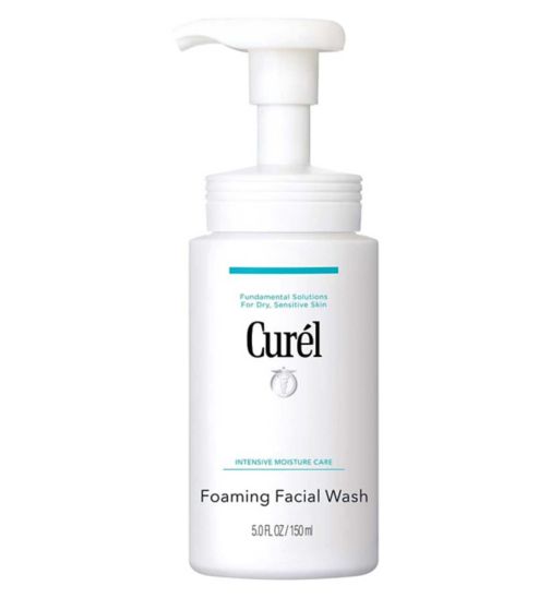 Curél Foaming Facial Wash 150ml for Dry, Sensitive Skin