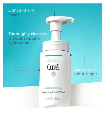 Curél Foaming Facial Wash 150ml for Dry, Sensitive Skin (4)