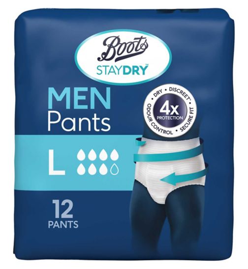 Boots Staydry Men Pants (Sizes M-XL)