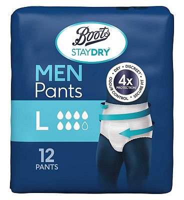 Men's Incontinence Pants - Active Fit Pants Plus, Navy