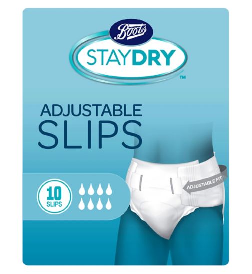 Boots Staydry Adjustable Slips (Sizes Medium-XL)