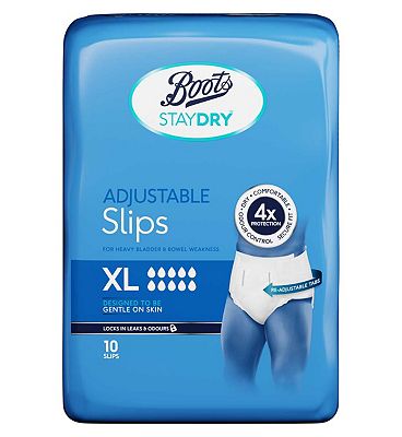 Boots Staydry Adjustable Slips (Sizes Medium-XL) - Compare Prices