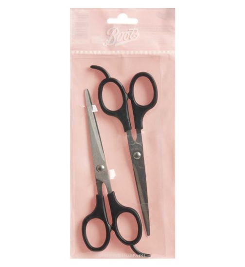 Boots Hair Scissors Twin Pack