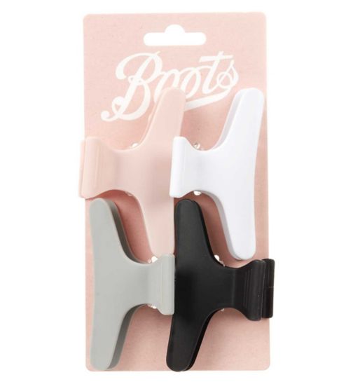 Boots hair styling clips mixed colour 4s