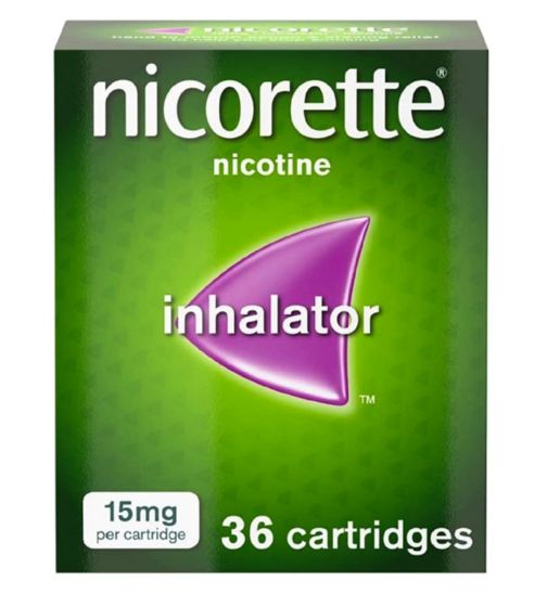 Nicorette 15mg Inhalator 36 cartridges