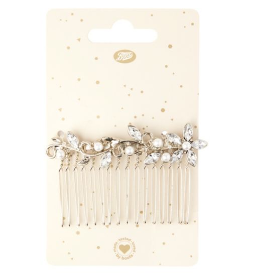 Boots Pearl Flowers Dec Hair Comb