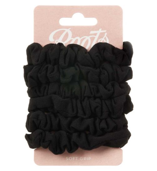 Boots soft grip scrunchies black