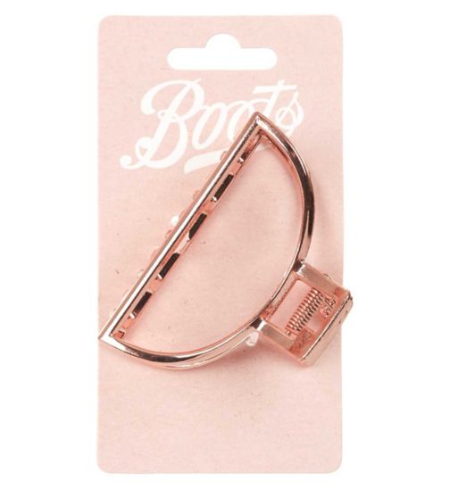 Boots Rose Gold Metal Jaw Clip