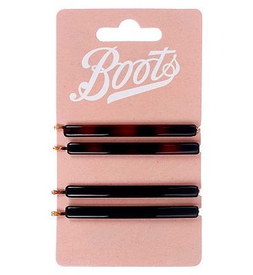 Boots barrettes assorted black tort small 4s