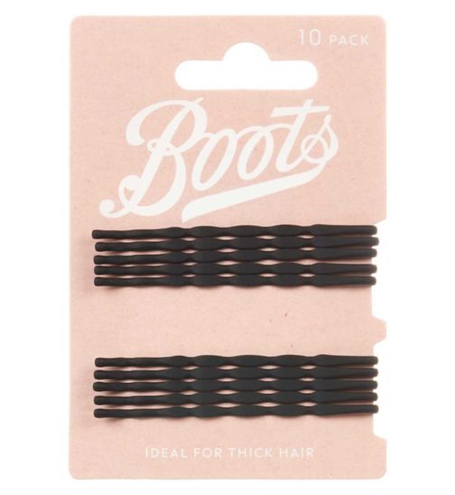 Boots grips for thick hair black