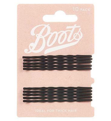 Boots grips for thick hair black