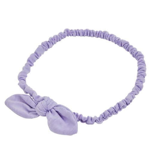 Boots Kids Hair Lilac Skinny Headwrap Bow