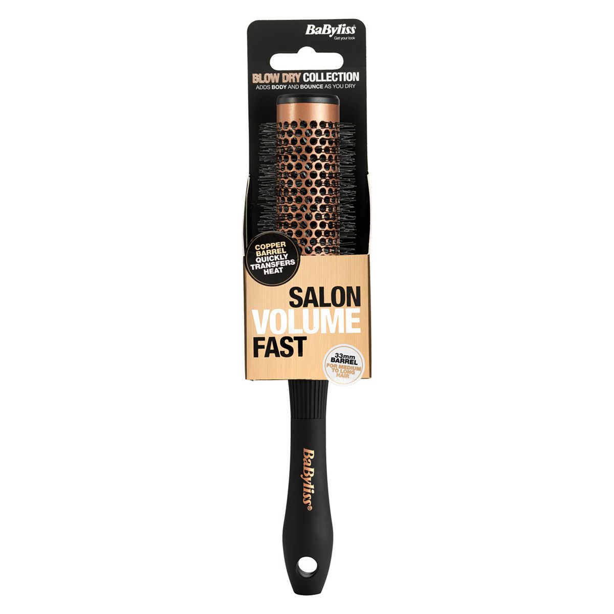 Babyliss Copper Small Thermal Radial Brush - 33Mm