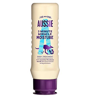 Aussie 3 Minute Miracle Moisture - Vegan Deep Conditioner Treatment, 75ml