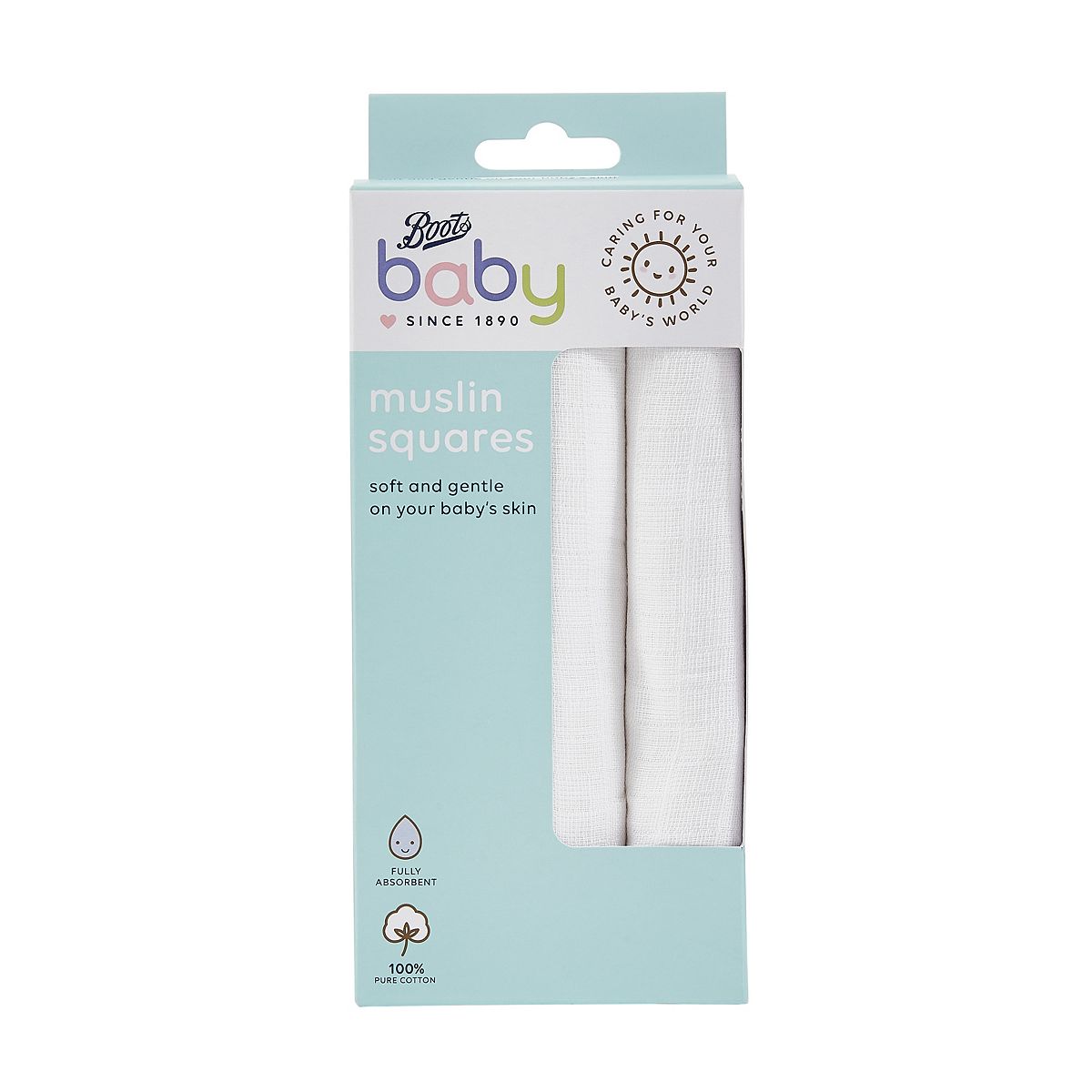   Baby Muslin Squares 3 Pack