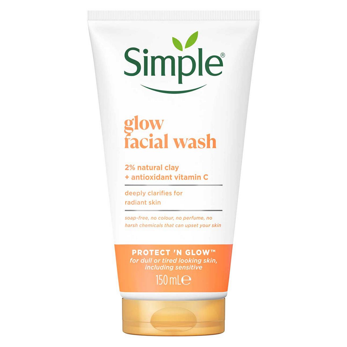Simple Clay Polish Cleanser Protect 'n' Glow 150ml