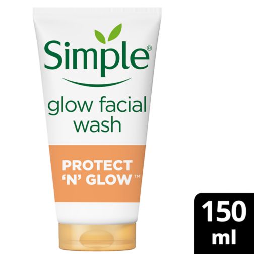 Simple Protect 'N' Glow Clay Polish Cleanser Express Glow 150ml