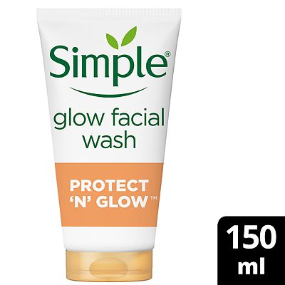 Simple Protect ’N’ Glow Clay Polish Cleanser Express Glow 150ml