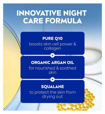 NIVEA Q10 Power 60+ Anti-Wrinkle Night Cream Moisturiser 50ml (8)
