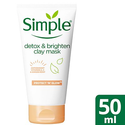 Simple Protect 'N' Glow Detox & Brighten Clay Mask 50ML