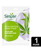 Simple Kind to Skin Biodegradable Sheet Mask Ultra Calming 1 pc