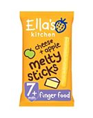 Ella's Kitchen Organic Cheese and Apple Melty Sticks Baby Snack 7+ Months 16g