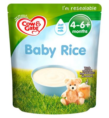 Cow & Gate Baby Rice Cereal 4-6+ Months 100g