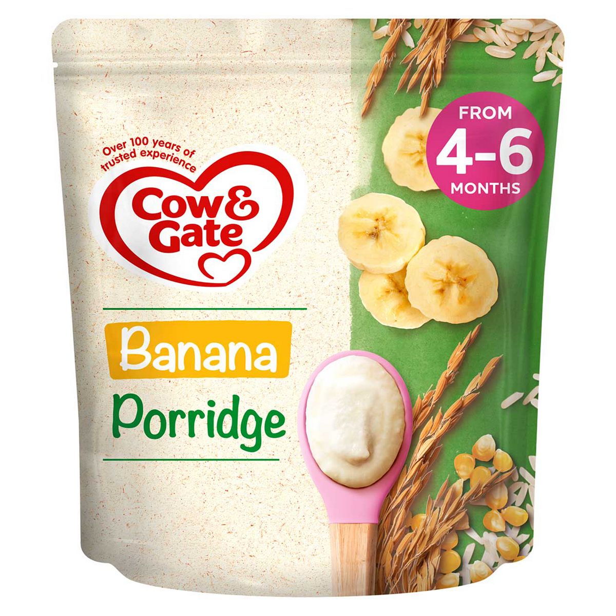 Cow And Gate Cow & Gate Banana Porridge Baby Cereal 4-6+ Months 125G