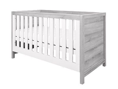 Tutti Bambini Modena 3 in 1 Cot bed White Grey Boots