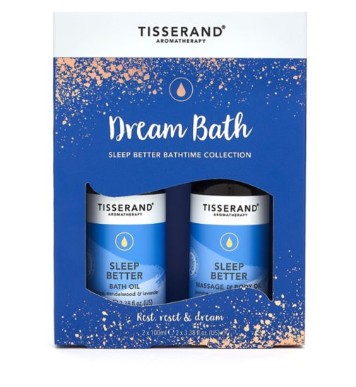 Tisserand Aromatherapy Dream Bath Sleep Better Bathtime Collection