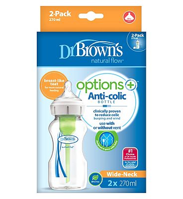 Dr Brown's Options Plus 270ml Twin Pack
