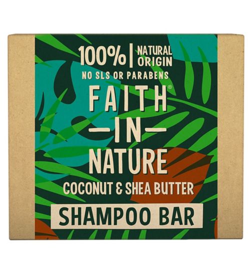 Faith In Nature Coconut & Shea Butter shampoo bar