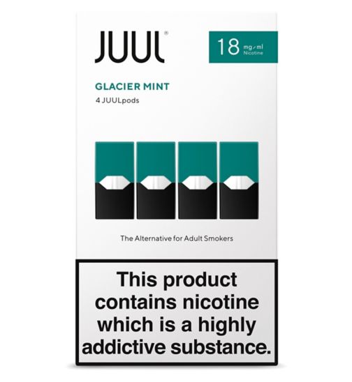 JUUL Glacier Mint 18mg/ml 4 JUULpods