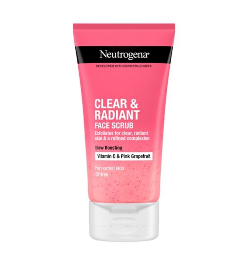 NEUTROGENA® Clear & Radiant Face Scrub Daily Exfoliator with Vitamin C (1x 150ml)