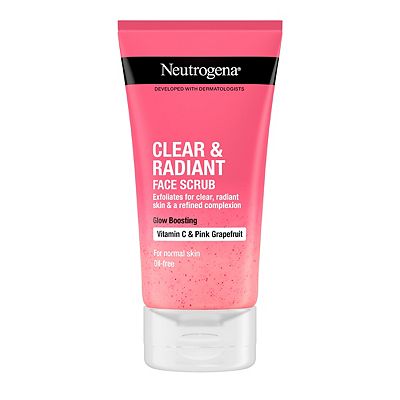 NEUTROGENA Clear & Radiant Face Scrub Daily Exfoliator with Vitamin C (1x 150ml)