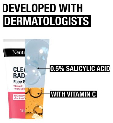 NEUTROGENA® Clear & Radiant Face Scrub Daily Exfoliator with Vitamin C (1x 150ml) (5)