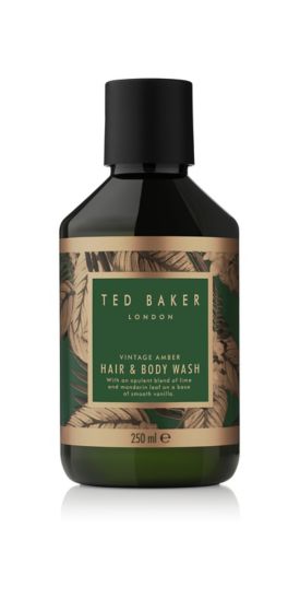 Ted Baker Hair And Body Wash Vintage Amber 250ml