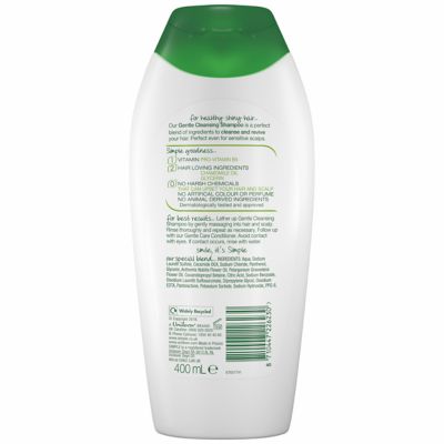 Simple Kind to Hair Gentle Cleansing Shampoo with vitamin B5, chamomile oil & glycerin 400ml (3)
