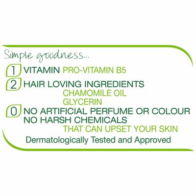 Simple Kind to Hair Gentle Cleansing Shampoo with vitamin B5, chamomile oil & glycerin 400ml (4)