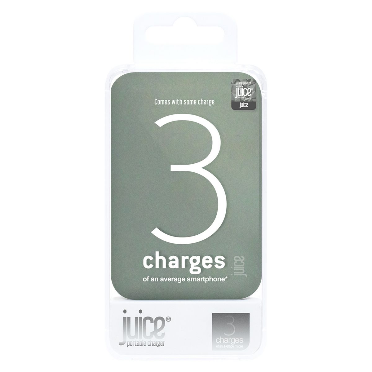 Juice Powerbank 3 Charge Sage Colour