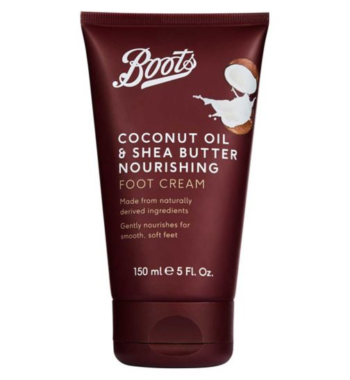 Boots Coconut Oil & Shea Butter Nourishing Foot Cream 150ml