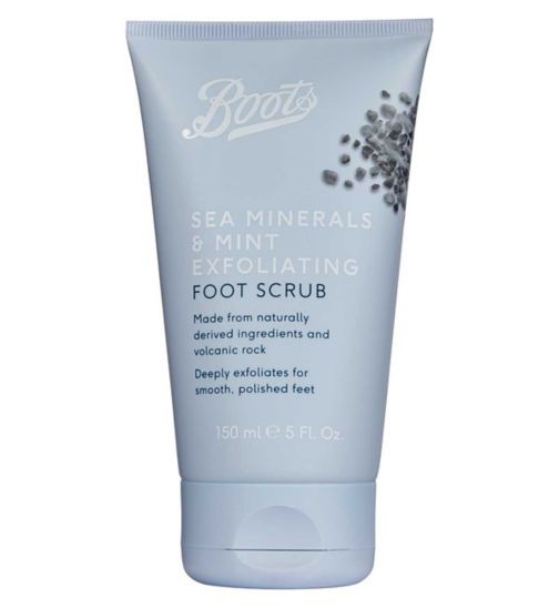 Boots Care Exfoliating Foot Scrub Sea Minerals & Mint - 150ml