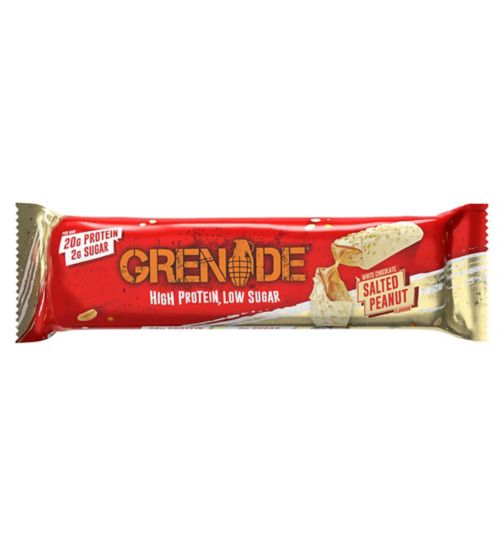 Grenade Carb Killa High Protein Bar White Chocolate Salted Peanut - 60g